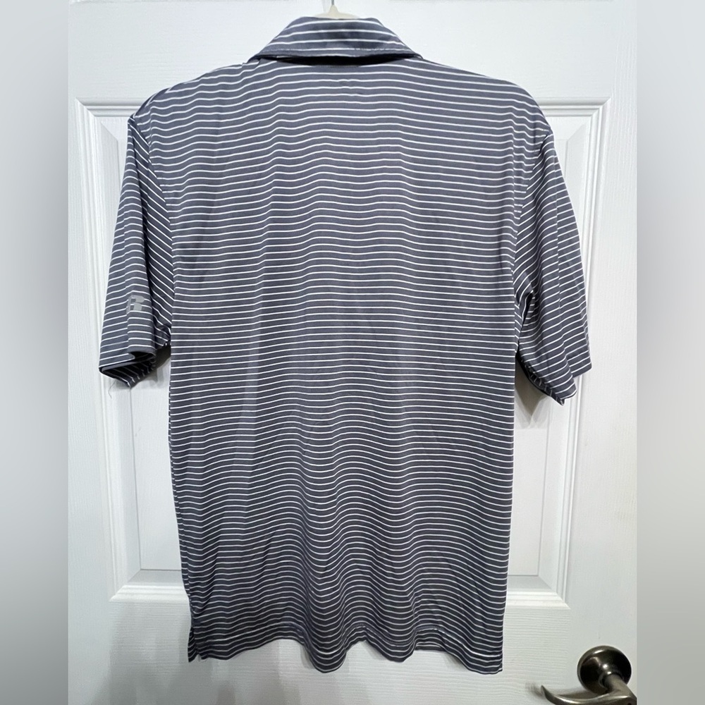 Russell Athletic Men’s Striped Polyester FAU Owls Collared Polo, Size S - Picture 2 of 7